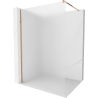 Mexen Kioto Walk-in zuhanyfal 70 x 200 cm, jégvirágos 8 mm, rózsaarany - 800-070-101-60-30