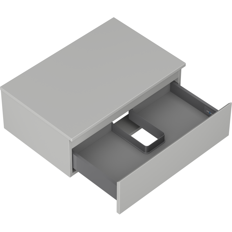 Mexen Orio dulap baie sub chiuvetă 70 cm cu blat, 1 sertar, gri mat - 91A10-07023-1-BFC62