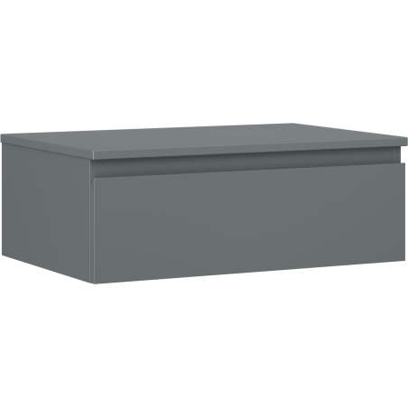 Mexen Orio fürdőszobai mosdós szekrény 70 cm-es munkalappal, 1 fiókkal, matt grafit - 91A10-07023-1-BFC66