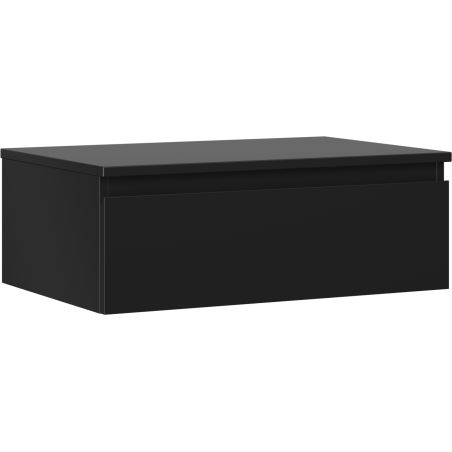 Mexen Orio dulap baie sub lavoar 70 cm cu blat, 1 sertar, negru mat - 91A10-07023-1-BFC71