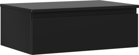 Mexen Orio fürdőszobai szekrény mosdó alá, 70 cm, countertop, 1 fiók, fekete matt - 91A10-07023-1-BFC71