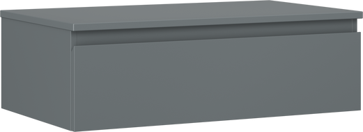 Mexen Orio dulap baie sub chiuvetă 80 cm cu blat, 1 sertar, grafit mat - 91A10-08023-1-BFC66