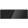 Mexen Orio dulap baie sub lavoar 80 cm cu blat, 1 sertar, negru lucios - 91A10-08023-1-BFC70