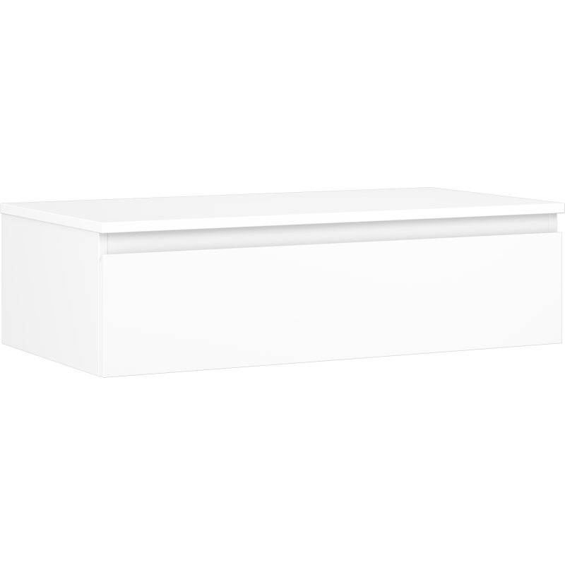 Mexen Orio dulap baie sub chiuvetă 90 cm cu blat, 1 sertar, alb mat - 91A10-09023-1-BFC01