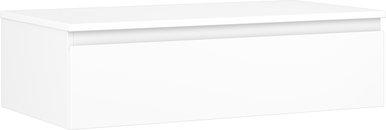 Mexen Orio dulap baie sub chiuvetă 90 cm cu blat, 1 sertar, alb mat - 91A10-09023-1-BFC01