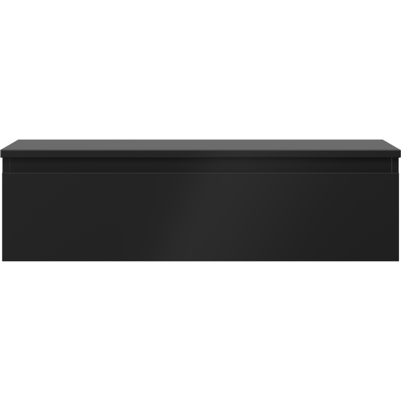 Mexen Orio dulap baie sub chiuvetă 90 cm cu blat, 1 sertar, negru mat - 91A10-09023-1-BFC71