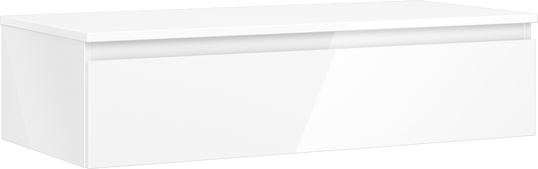 Mexen Orio dulap baie cu blat 100 cm cu un sertar, alb lucios - 91A10-10023-1-BFC00