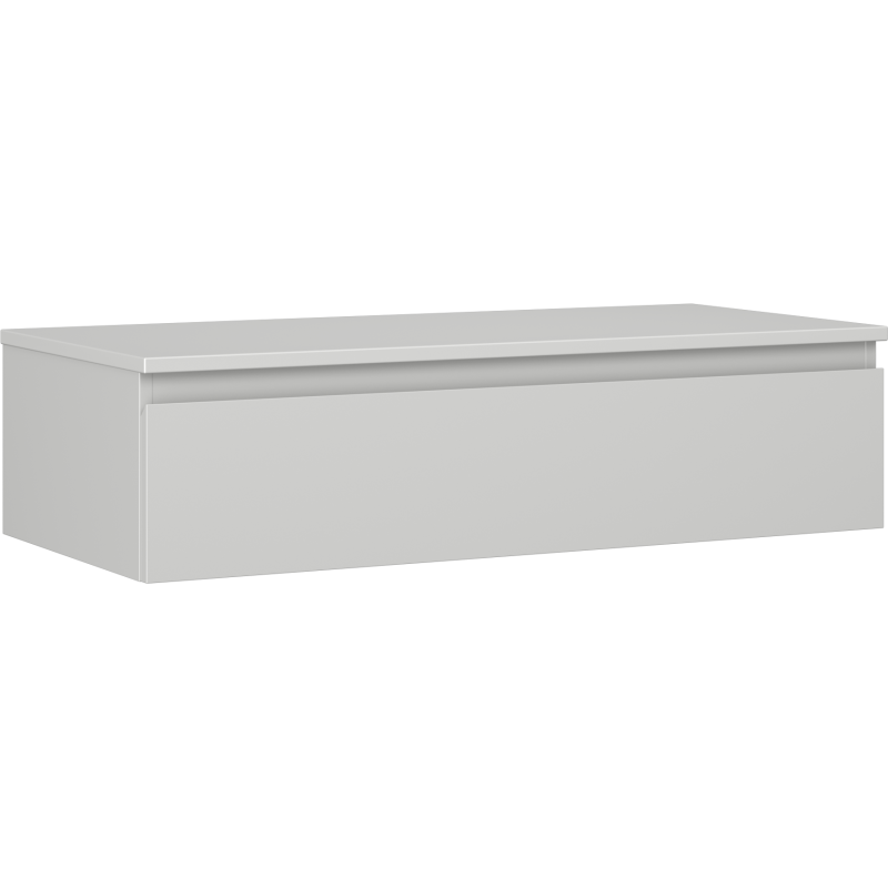 Mexen Orio dulap baie pentru chiuvetă de 100 cm cu blat, 1 sertar, gri mat - 91A10-10023-1-BFC62