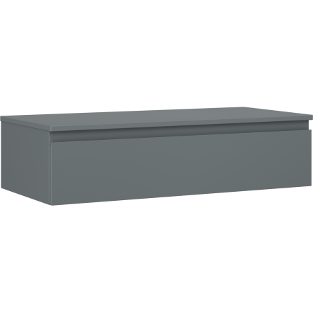 Mexen Orio fürdőszobai mosdószekrény 100 cm munkalappal, 1 fiók, matt grafit - 91A10-10023-1-BFC66