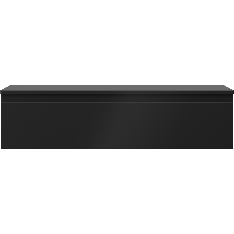 Mexen Orio dulap baie sub chiuvetă 100 cm cu blat, 1 sertar, negru mat - 91A10-10023-1-BFC71