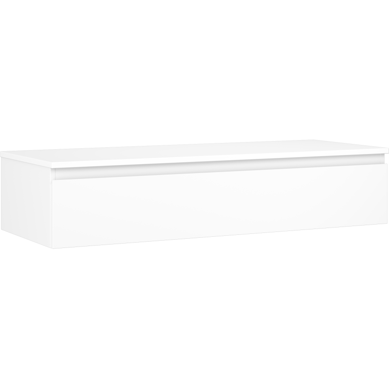 Mexen Orio dulap de baie sub lavoar 120 cm cu blat, 1 sertar, alb mat - 91A10-12023-1-BFC01