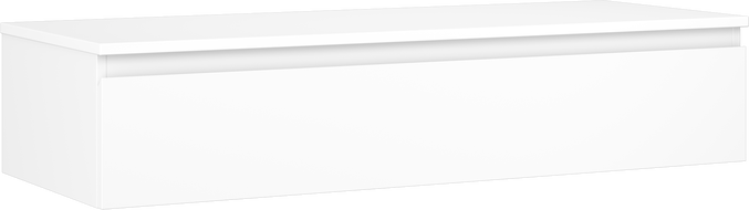 Mexen Orio dulap de baie sub lavoar 120 cm cu blat, 1 sertar, alb mat - 91A10-12023-1-BFC01
