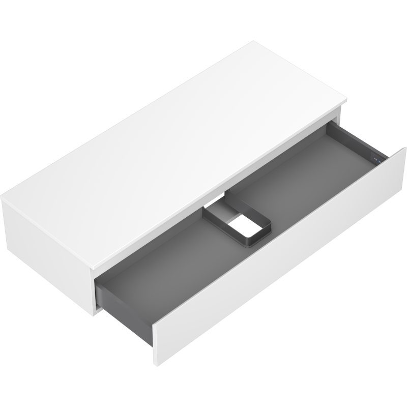 Mexen Orio dulap de baie sub lavoar 120 cm cu blat, 1 sertar, alb mat - 91A10-12023-1-BFC01