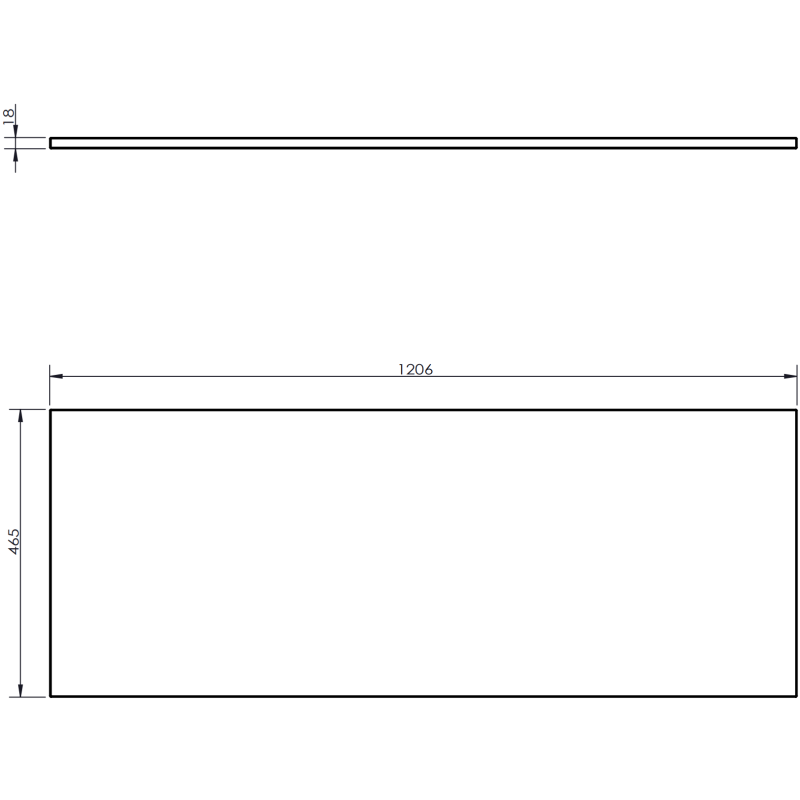 Mexen Orio dulap pentru baie sub lavoar 120 cm cu blat, 1 sertar, gri mat - 91A10-12023-1-BFC62