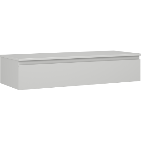 Mexen Orio dulap baie sub chiuvetă 120 cm cu blat, 1 sertar, gri mat - 91A10-12023-1-BFC62