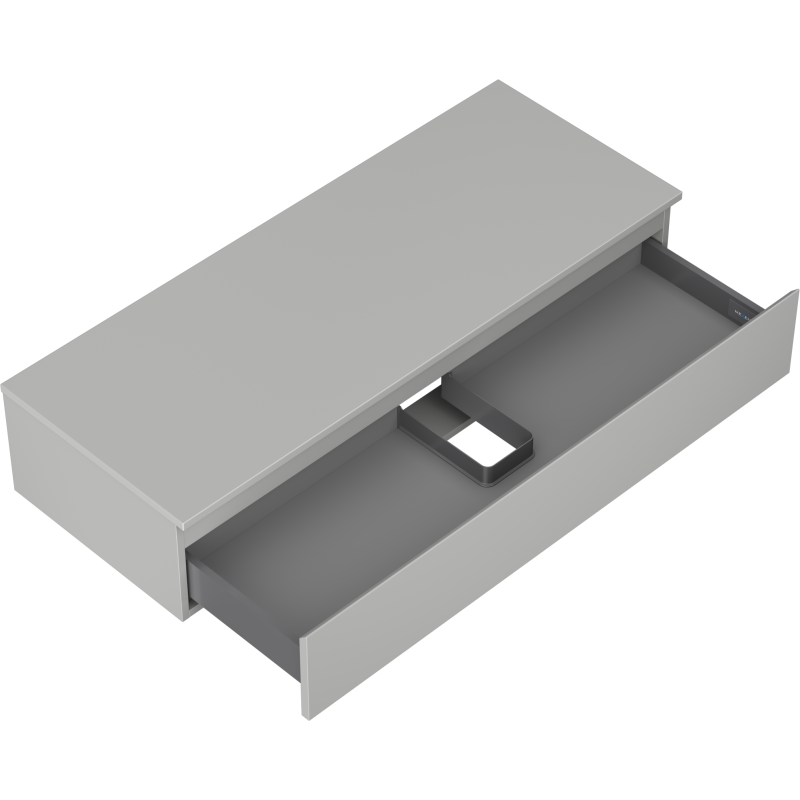 Mexen Orio dulap pentru baie sub lavoar 120 cm cu blat, 1 sertar, gri mat - 91A10-12023-1-BFC62