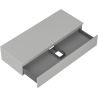 Mexen Orio dulap pentru baie sub lavoar 120 cm cu blat, 1 sertar, gri mat - 91A10-12023-1-BFC62