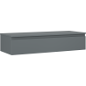 Mexen Orio fürdőszobai mosdószék 120 cm munkalappal, 1 fiók, matt grafit - 91A10-12023-1-BFC66