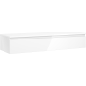 Mexen Orio dulap baie sub chiuvetă de 140 cm cu blat, 1 sertar, alb lucios - 91A10-14023-1-BFC00