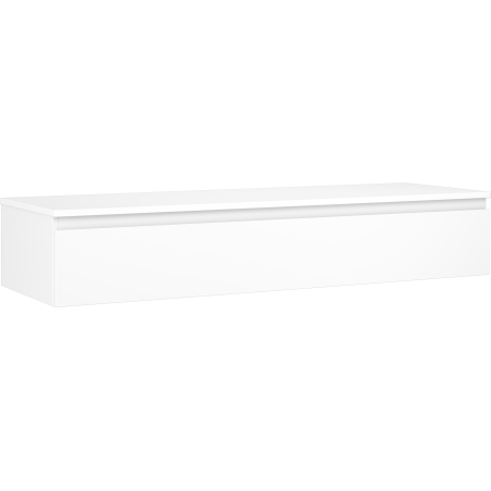 Mexen Orio dulap baie cu blat pentru lavoar 140 cm, 1 sertar, alb mat - 91A10-14023-1-BFC01