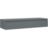 Mexen Orio dulap baie sub chiuvetă 140 cm cu blat, 1 sertar, grafit mat - 91A10-14023-1-BFC66