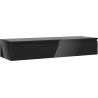 Mexen Orio dulap baie pentru lavoar 140 cm cu blat, 1 sertar, negru lucios - 91A10-14023-1-BFC70