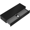 Dulap baie Mexen Orio sub chiuvetă 140 cm cu blat, 1 sertar, negru mat - 91A10-14023-1-BFC71