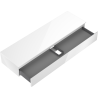 Mexen Orio dulap baie pentru lavoar 160 cm cu blat, 1 sertar, alb lucios - 91A10-16023-1-BFC00