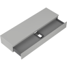 Mexen Orio dulap de baie suspendat sub lavoar 160 cm cu blat, 1 sertar, gri mat - 91A10-16023-1-BFC62
