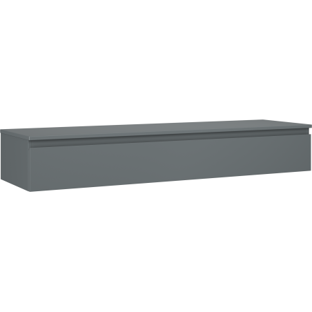 Mexen Orio dulap baie sub chiuvetă 160 cm cu blat, 1 sertar, grafit mat - 91A10-16023-1-BFC66