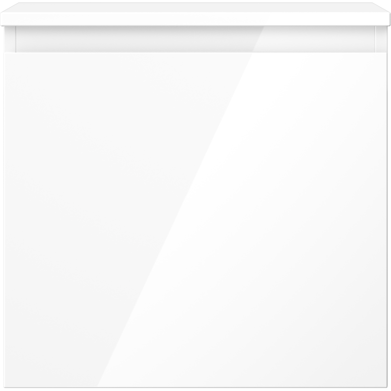 Mexen Orio dulap baie pentru lavoar 50 cm cu blat, 1 sertar, alb lucios - 91A10-05047-1-BFC00