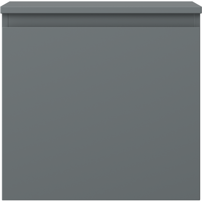 Mexen Orio fürdőszobaszekrény mosdó alá 50 cm, lappal, 1 fiók, matt grafit - 91A10-05047-1-BFC66
