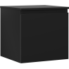 Șifonier de baie Mexen Orio sub chiuvetă 50 cm cu blat, 1 sertar, negru mat - 91A10-05047-1-BFC71