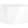 Mexen Orio dulap baie sub chiuvetă 60 cm cu blat, 1 sertar, alb lucios - 91A10-06047-1-BFC00