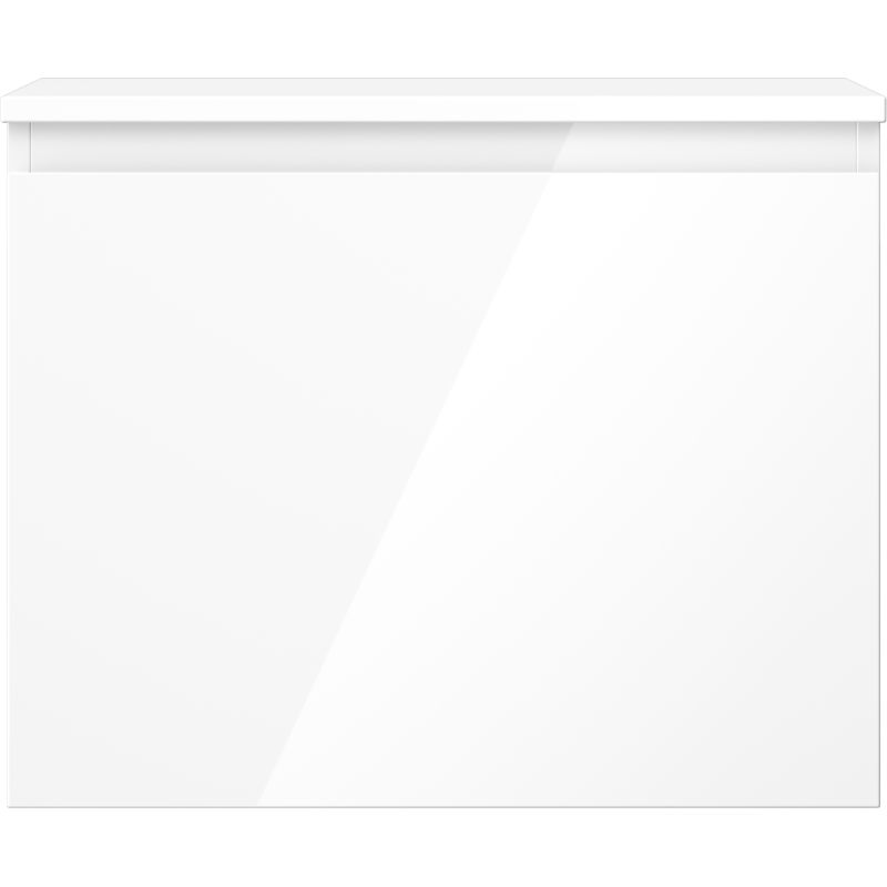 Mexen Orio dulap baie sub chiuvetă 60 cm cu blat, 1 sertar, alb lucios - 91A10-06047-1-BFC00