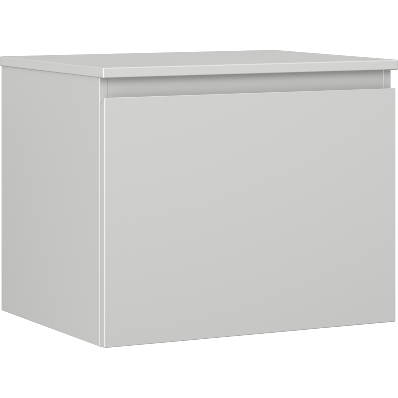 Mexen Orio dulap baie pentru chiuvetă 60 cm cu blat, 1 sertar, gri mat - 91A10-06047-1-BFC62