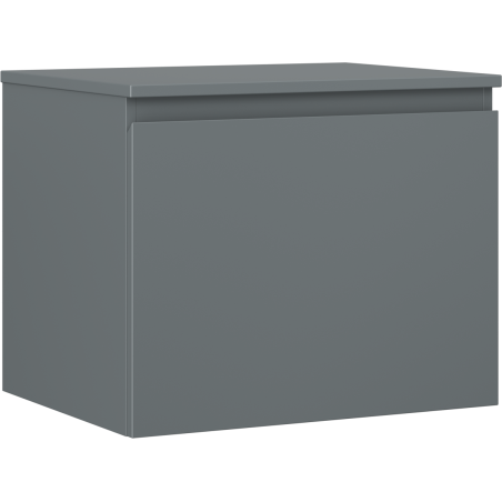 Dulap baie Mexen Orio sub chiuvetă 60 cm cu blat, 1 sertar, grafit mat - 91A10-06047-1-BFC66