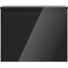 Mexen Orio dulap baie sub chiuvetă 60 cm cu blat, 1 sertar, negru lucios - 91A10-06047-1-BFC70