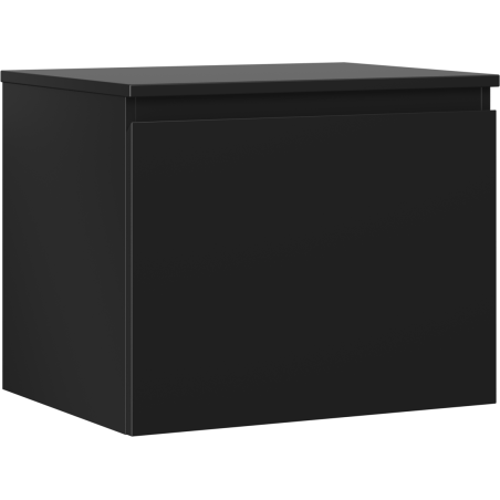 Mexen Orio dulap baie sub chiuvetă de 60 cm cu blat, 1 sertar, negru mat - 91A10-06047-1-BFC71