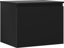 Mexen Orio dulap baie sub chiuvetă de 60 cm cu blat, 1 sertar, negru mat - 91A10-06047-1-BFC71