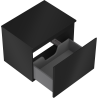 Mexen Orio dulap baie sub chiuvetă de 60 cm cu blat, 1 sertar, negru mat - 91A10-06047-1-BFC71