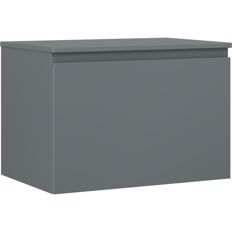 Mexen Orio dulap baie sub chiuvetă 70 cm cu blat, 1 sertar, grafit mat - 91A10-07047-1-BFC66