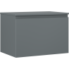 Mexen Orio fürdőszobaszekrény mosdó alatti 70 cm munkalappal, 1 fiók, matt grafit - 91A10-07047-1-BFC66