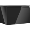 Mexen Orio dulap baie sub chiuvetă de 70 cm cu blat, 1 sertar, negru lucios - 91A10-07047-1-BFC70