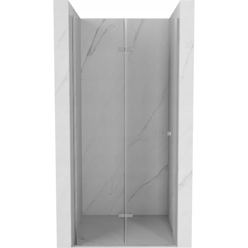 Mexen Lima 115 cm-es összecsukható zuhanyajtó, átlátszó, króm - 856-115-000-01-00