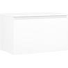 Mexen Orio 80 cm-es mosdó alatti fürdőszobai szekrény lappal, 1 fiókkal, fehér matt - 91A10-08047-1-BFC01