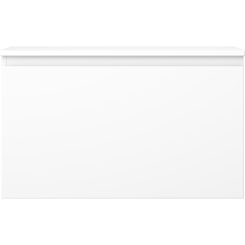 Mexen Orio 80 cm-es mosdó alatti fürdőszobai szekrény lappal, 1 fiókkal, fehér matt - 91A10-08047-1-BFC01
