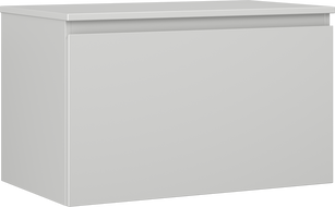 Mexen Orio dulap baie cu blat 80 cm cu sertar, gri mat - 91A10-08047-1-BFC62