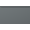 Mexen Orio fürdőszobai szekrény mosdókagyló alá 80 cm munkalappal, 1 fiókkal, matt grafit - 91A10-08047-1-BFC66