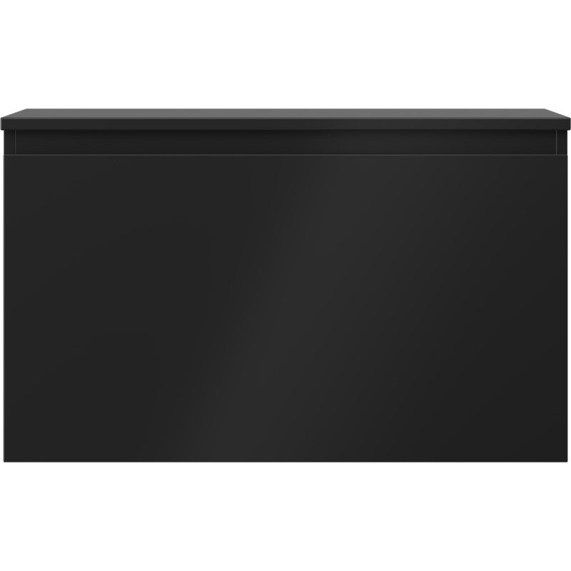 Mexen Orio dulap de baie sub chiuvetă 80 cm cu blat, 1 sertar, negru mat - 91A10-08047-1-BFC71